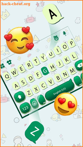 Doodle Chat2 Keyboard Theme screenshot