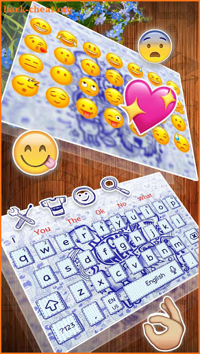 Doodle Keyboard Theme screenshot