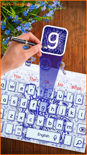 Doodle Keyboard Theme screenshot