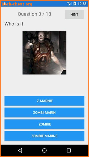 DOOM 3 QUIZ screenshot