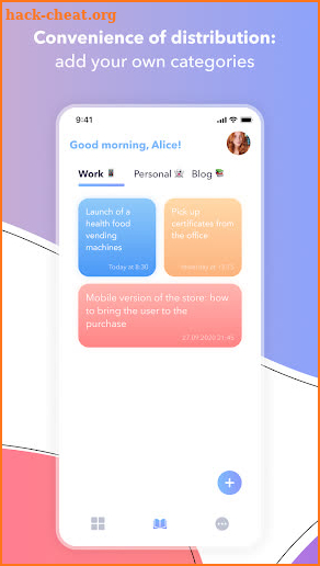 DoPlanner: personal notebook screenshot