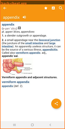 Dorland’s Medical Dictionary screenshot