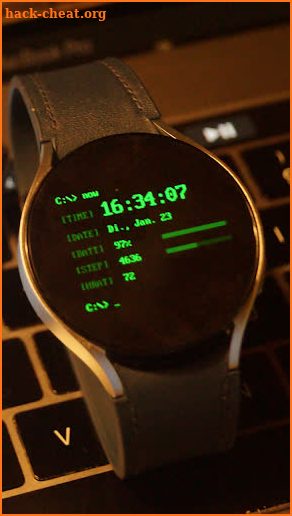 DOS Style Watch face screenshot