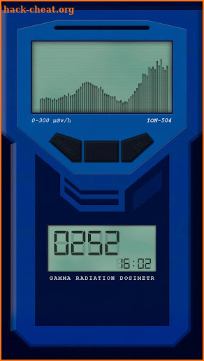 Dosimeter simulator, Geiger counter prank PRO screenshot