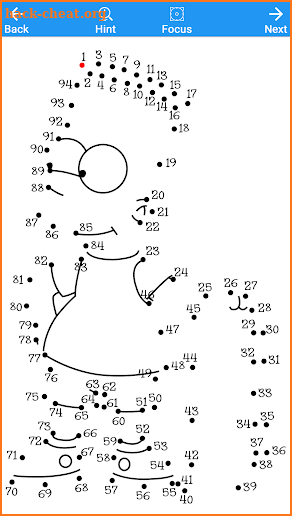 Dot To Dot To Simpsons Colouring Puzzle Game screenshot