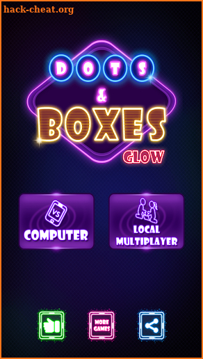 Dots & Boxes Glow screenshot