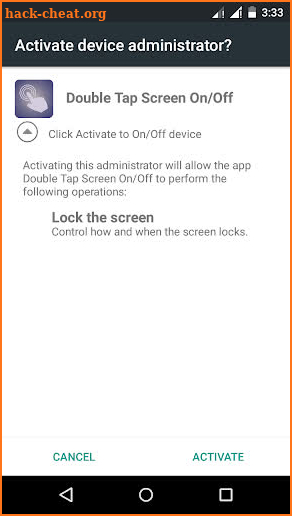 Double Tap Screen On/Off screenshot