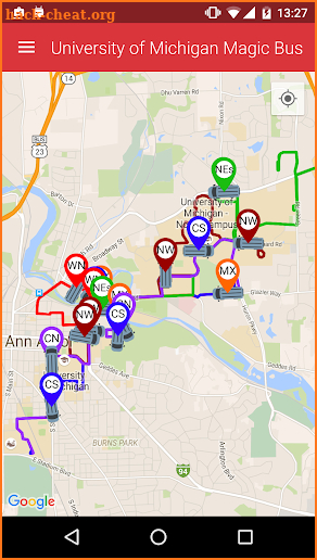 DoubleMap GPS screenshot