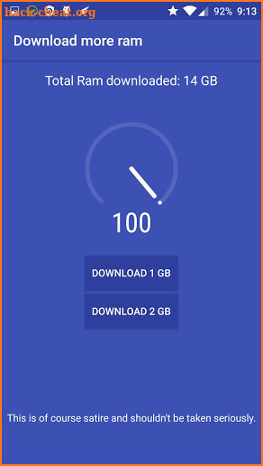 Download more ram Prank screenshot