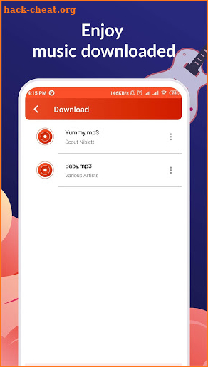 Download music mp3 - Song download screenshot