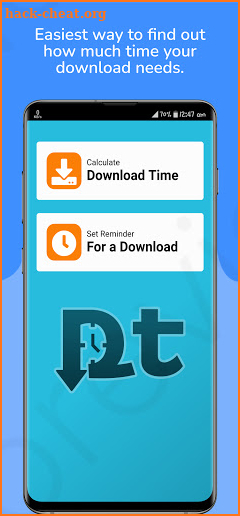 Download Time Calculator screenshot