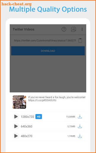 Download Twitter Videos - Save Twitter Video&Gif screenshot