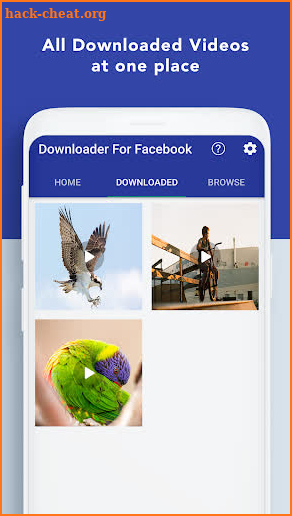 Downloader for Facebook - Save & Copy Videos screenshot