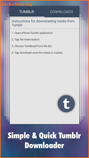 Downloader for Tumblr screenshot