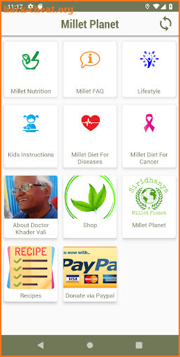 Dr. Khader vali's Millet Diet screenshot