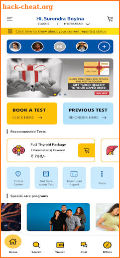 Dr Lal PathLabs screenshot