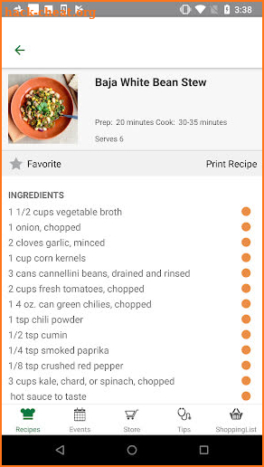 Dr. McDougall Mobile Cookbook screenshot