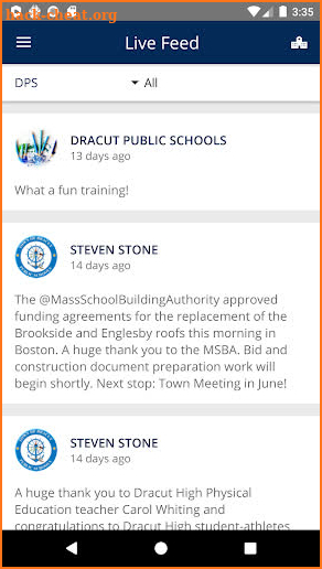 Dracut Public Schools, MA screenshot