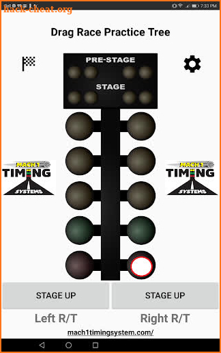 Drag Race Tree - Mach1 Timing System screenshot