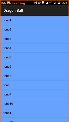 Dragon Ball Android ringtones screenshot