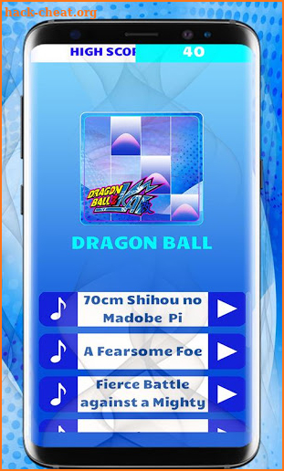 DRAGON BALL piano tile new game screenshot