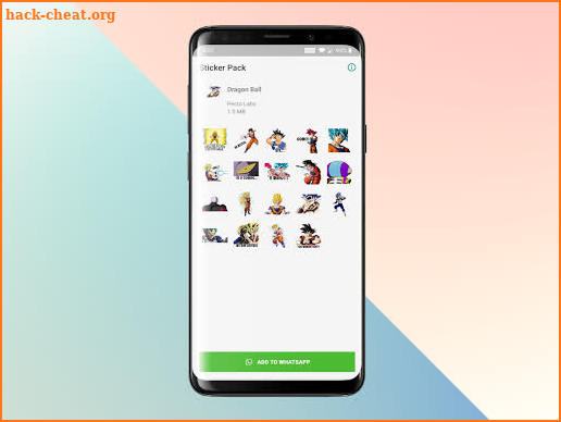 Dragon Ball Stickers for WhatsApp (2019) screenshot