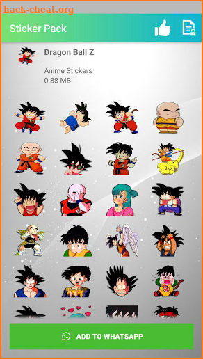 Dragon Ball Stickers WAstickerApps screenshot