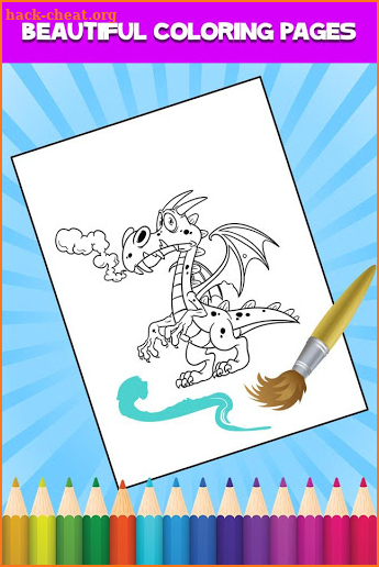 Dragon Coloring Book - Fun Painting screenshot