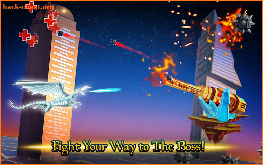 Dragon fight : boss shooting game screenshot