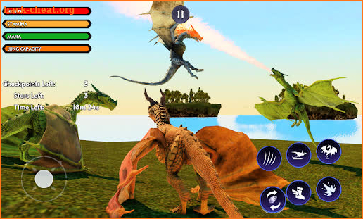 Dragon flying simulator screenshot