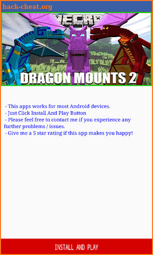 Dragon Mounts 2 for Minecraft PE screenshot