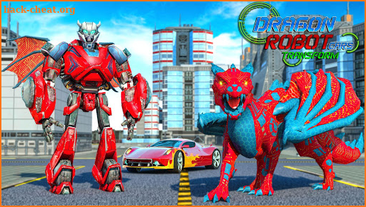 Dragon Robot Car transform – Robot Games screenshot