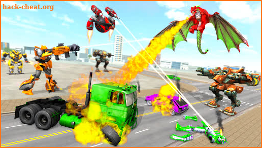 Dragon Robot Games: Robot Car screenshot