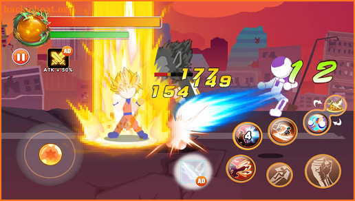 Dragon Stickman Attack : Universe Warriors screenshot