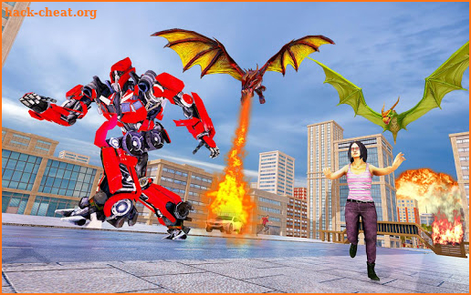 Dragon Transforming Robot Wars screenshot