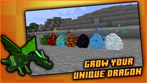 DRAGONS mod for Minecraft PE screenshot