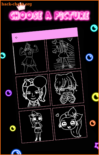 Draw and Color Jojo Siwa screenshot