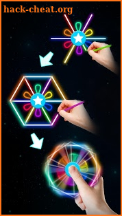 Draw Finger Spinner screenshot