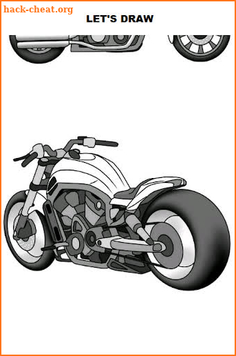 Draw Motorcycles: Cruiser screenshot