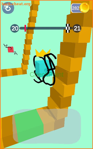 Draw Race Climber Feet - 3D screenshot