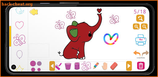 Drawing and Coloring Book Pro screenshot