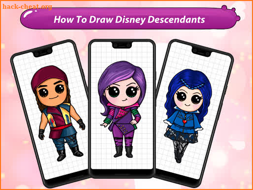 Drawing Disney Descendants screenshot