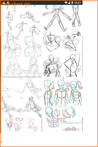 Drawing Tutorial Human Body screenshot