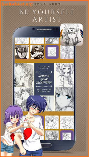 DRAW/MANGA - Learn to draw anime and manga screenshot