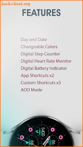 Dream 115 - Analog watch face screenshot