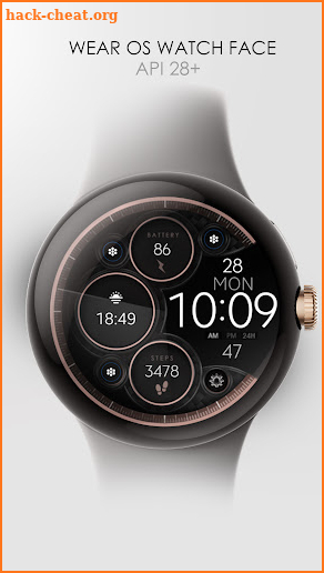 Dream 122 digital watch face screenshot