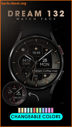 Dream 132 bronze watch face screenshot