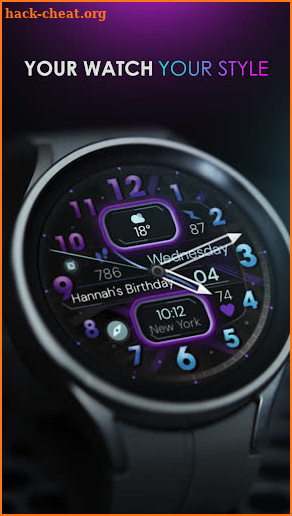 Dream 134 Colorful watch face screenshot