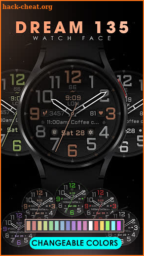 Dream 135 bronze watch face screenshot