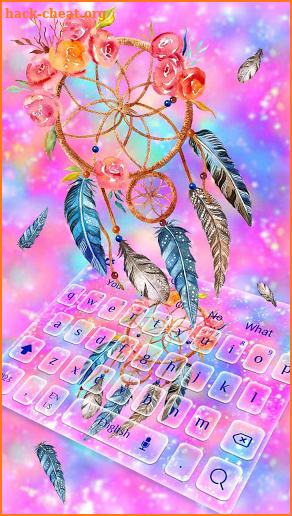 Dream Catcher SMS Keyboard Theme screenshot